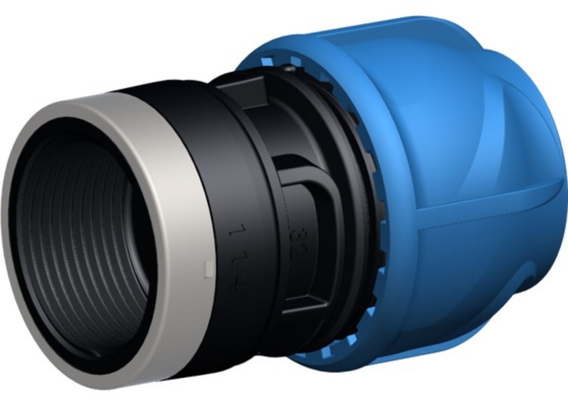 Picture of FEMALE END CONNECTOR METRIC ALPRENE 75MM X 2''
