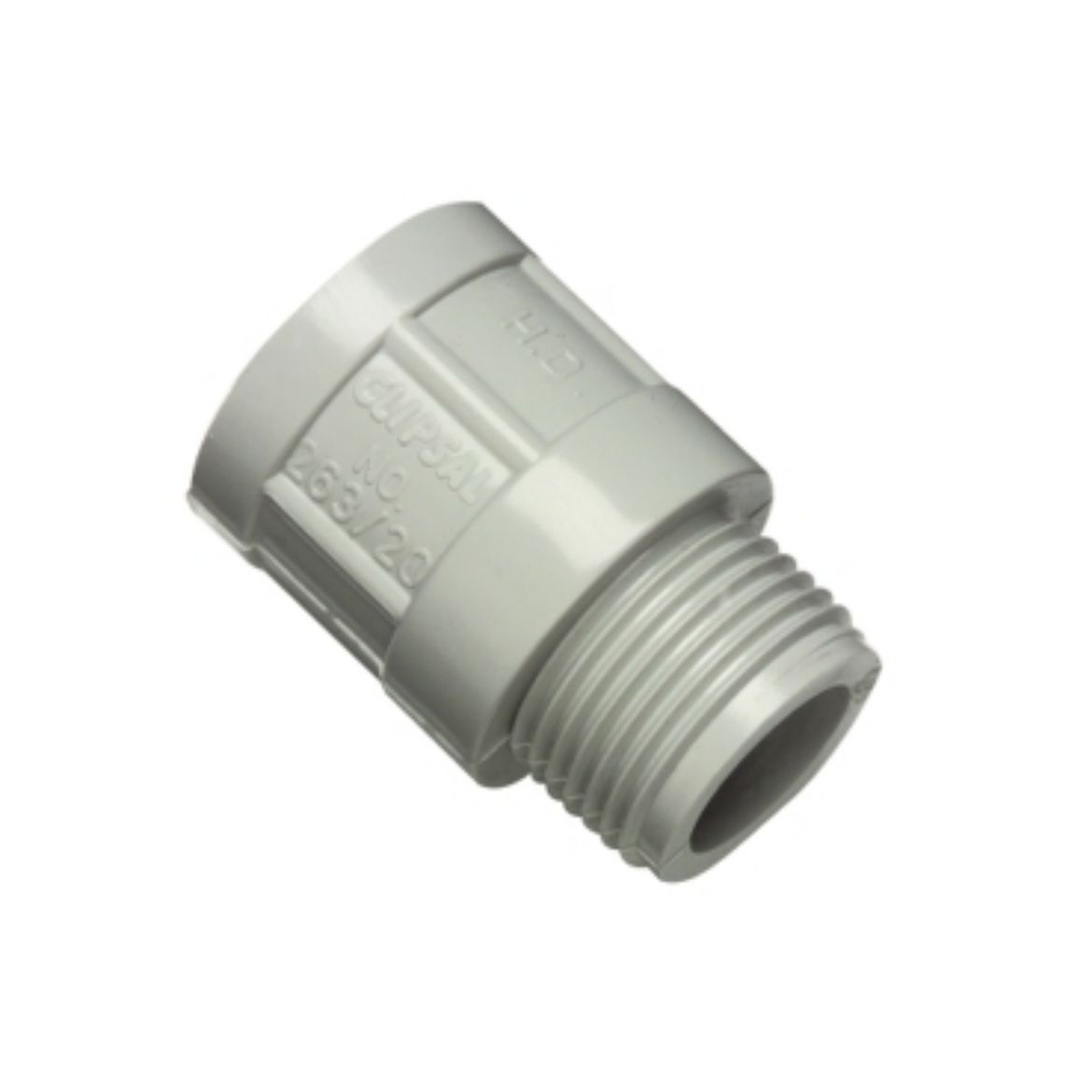 Picture of SCREWED ADAPTOR CONDUIT GREY 25MM