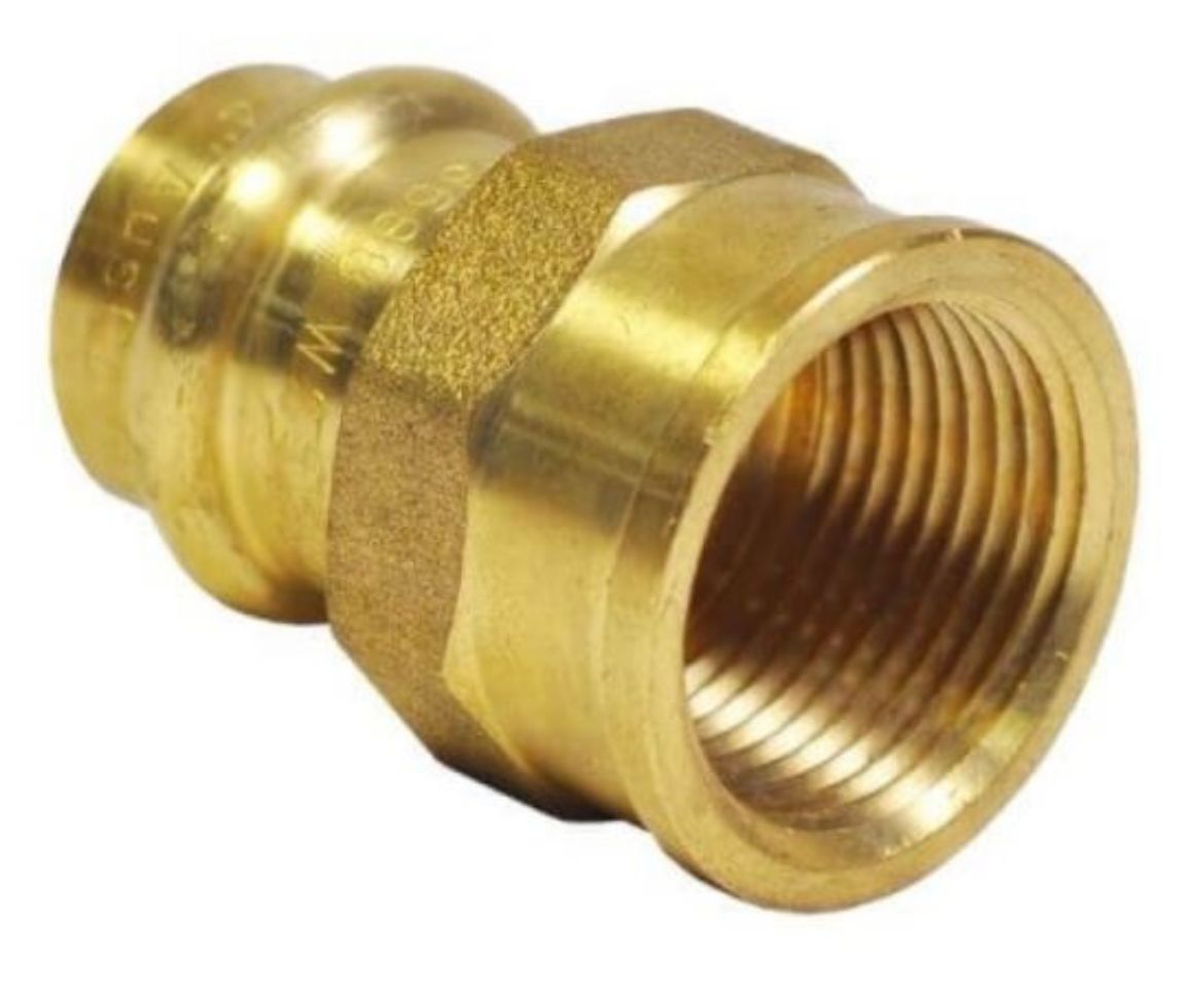 Picture of COPPER PRESS FEMALE LINE ADAPTOR #2 15MM X 1/2''