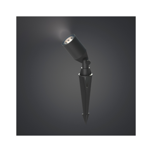 Picture of AQUALUX HYDRA TURBO SPIKE LIGHT BLACK MR16 C/W 4W LED GLOBE
