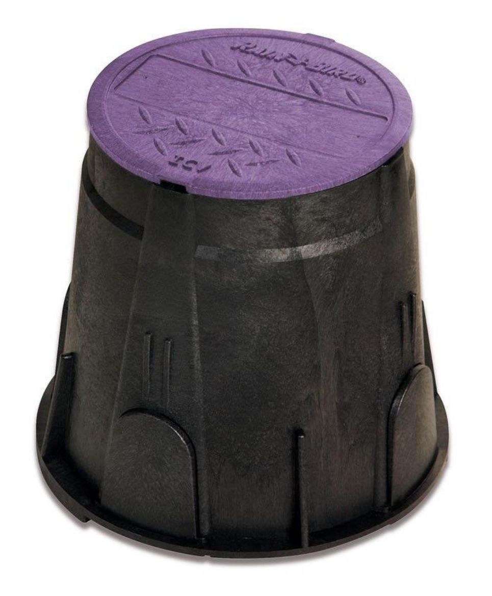 Picture of VALVE BOX RAIN BIRD VB SERIES 7'' ROUND LILAC 160MM X 230MM DEEP