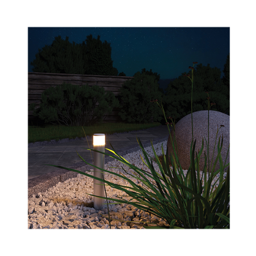 Picture of AQUALUX LUMENA SPIKE BOLLARD NATURAL BRONZE 12-24VAC/24VDC INTEGRATED LED 4W WARM WHITE 25D QUICKCONNECT