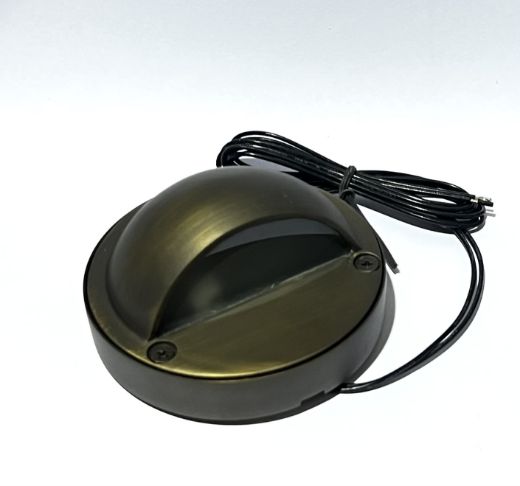 Picture of AQUALUX PHOENIX STEP LIGHT AGED BRASS 12V/24V LED AWL01