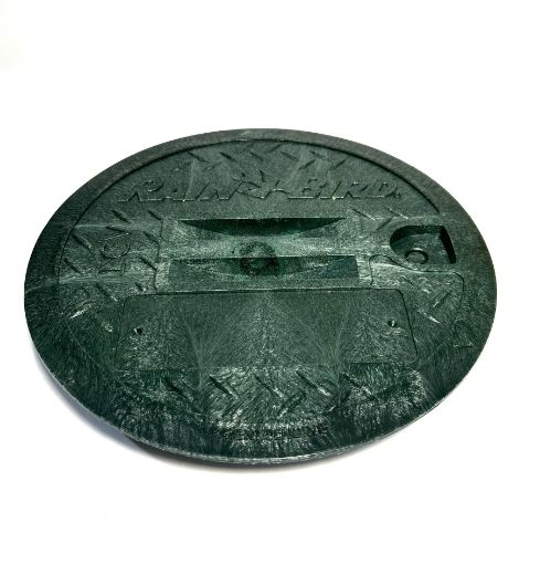 Picture of VALVE BOX LID RAIN BIRD GREEN T/S VB SERIES 10'' ROUND 235MM