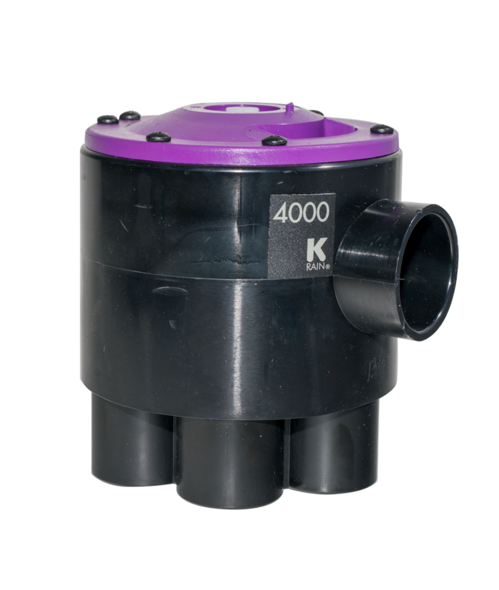 Picture of INDEXING VALVE K-RAIN 4000 4 OUTLET 4 ZONE 1 1/4'' LILAC TOP