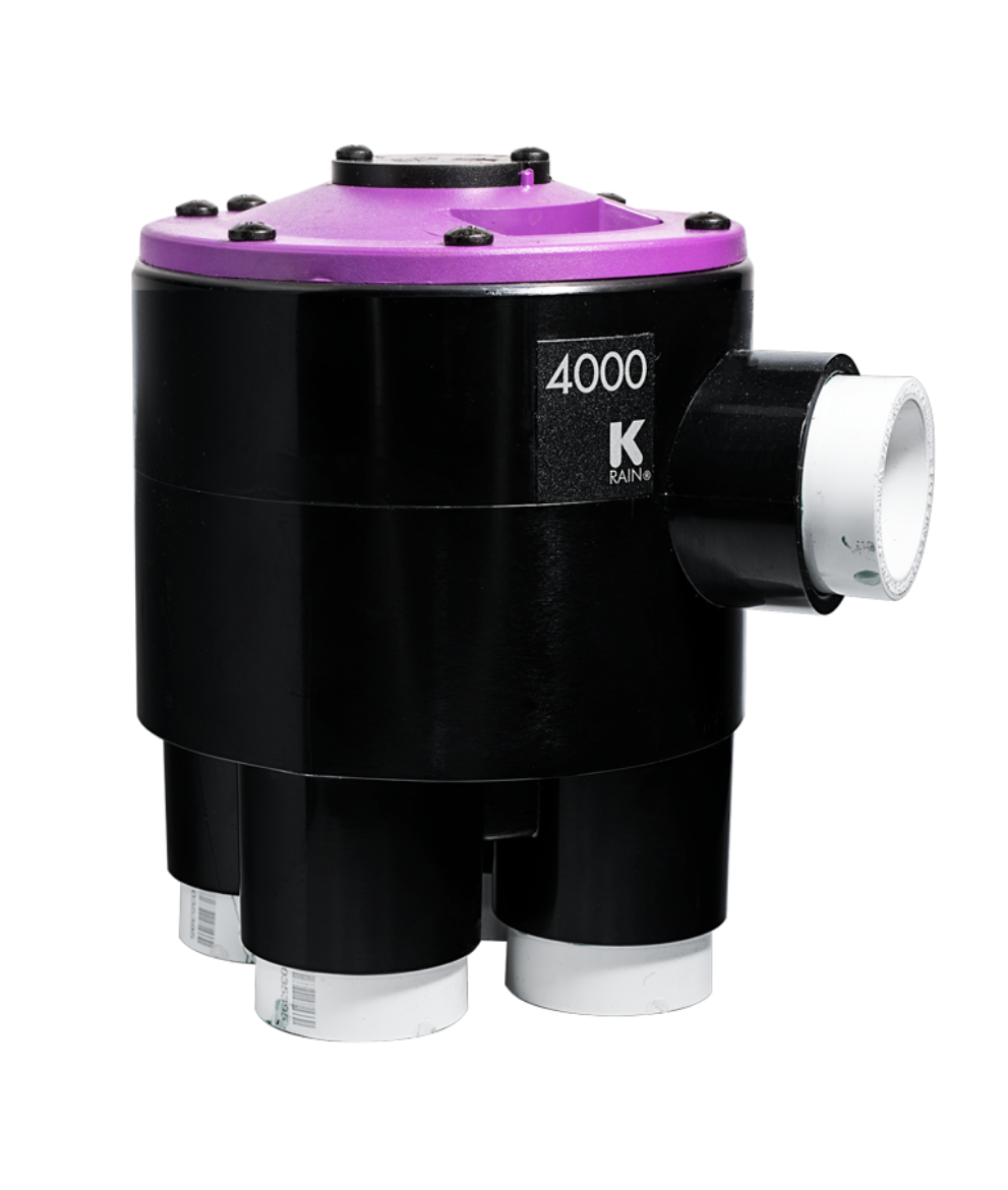Picture of INDEXING VALVE K-RAIN 4000 4 OUTLET 2 ZONE 1'' LILAC TOP