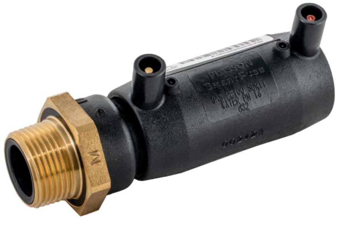 Picture of TRANSITION COUPLING MI BRASS ELECTROFUSION 63MM X 40MM