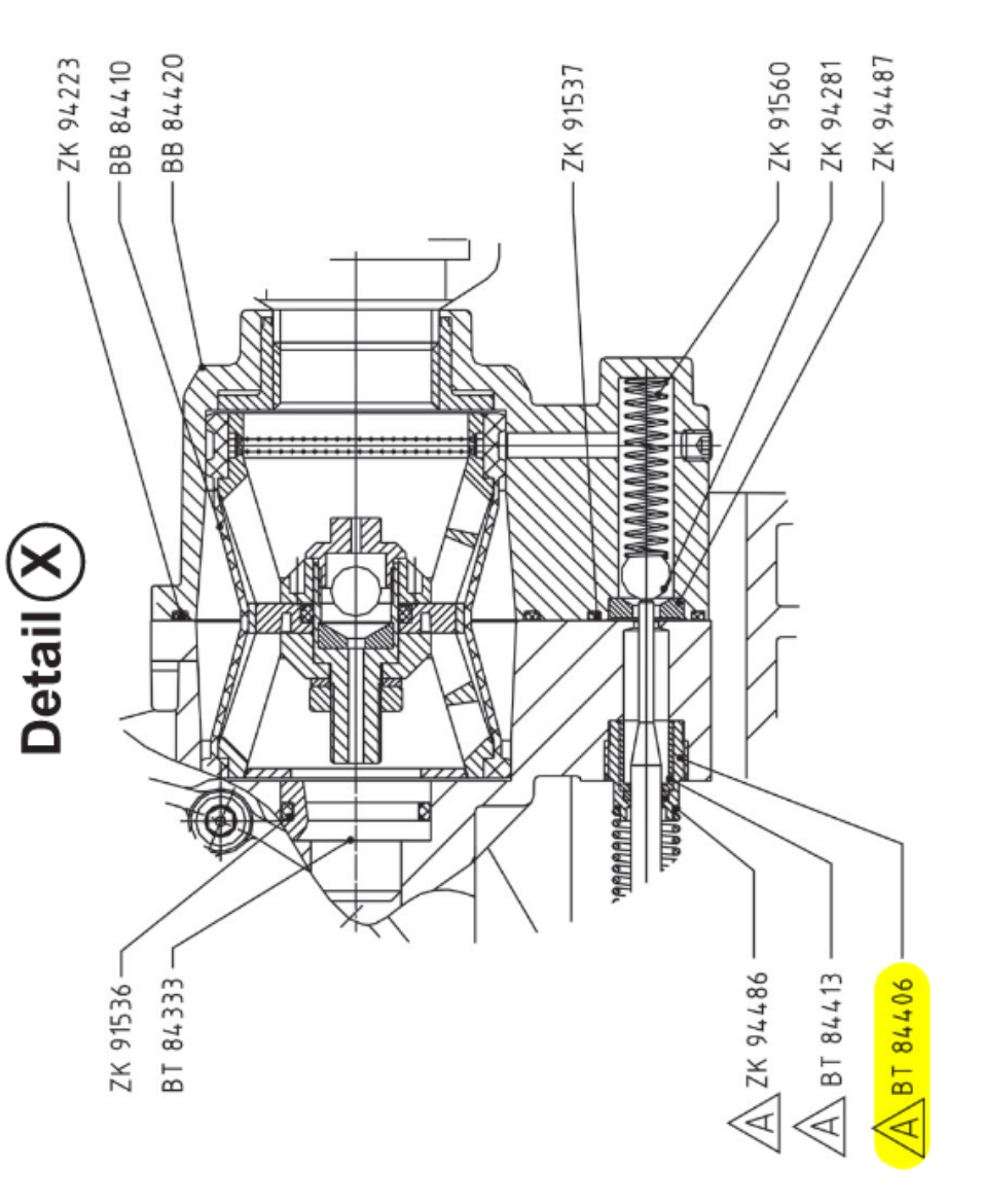 Picture of VALVE GUIDE BOLT TORO T/S ROLLCART V3