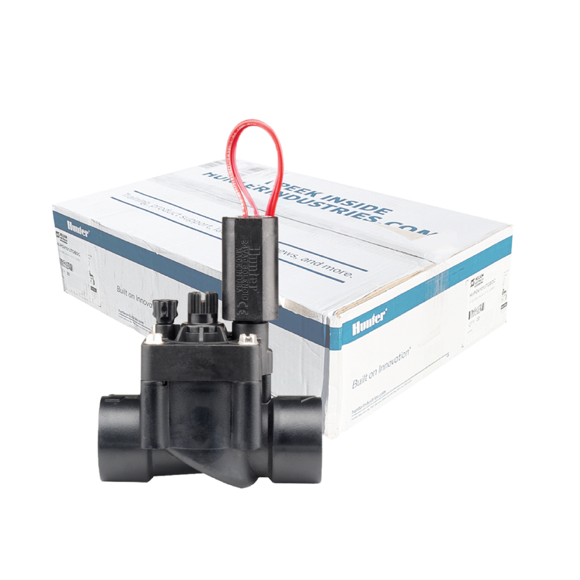 Picture of SOLENOID VALVE HUNTER PGV C/W FLOW CONTROL 25MM