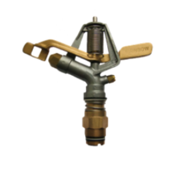 Show details for IMPACT SPRINKLER BRASS/ALUMINIUM FC RAINBOW RAS 5 32MM BSP FI C/W 9.0MM & 5.0MM NOZZLES Picture of IMPACT SPRINKLER BRASS/ALUMINIUM FC RAINBOW RAS 5 32MM BSP FI C/W 9.0MM & 5.0MM NOZZLES