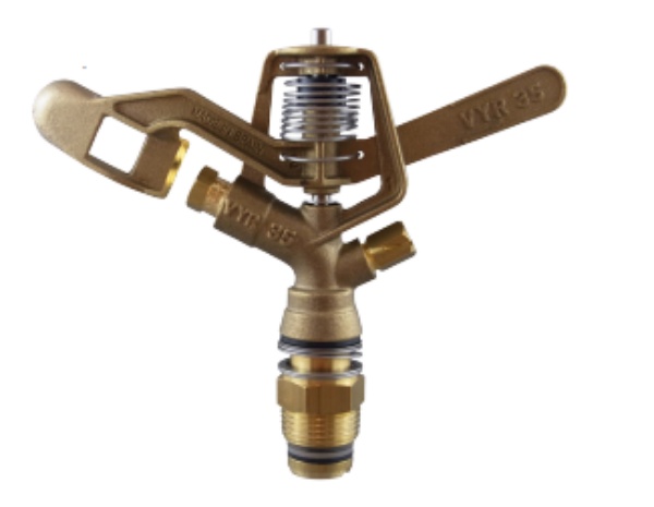 Show details for IMPACT SPRINKLER VYRSA 35 BRASS FC 20MM BSP MI C/W 4.4MM & 3.2MM NOZZLES Picture of IMPACT SPRINKLER VYRSA 35 BRASS FC 20MM BSP MI C/W 4.4MM & 3.2MM NOZZLES