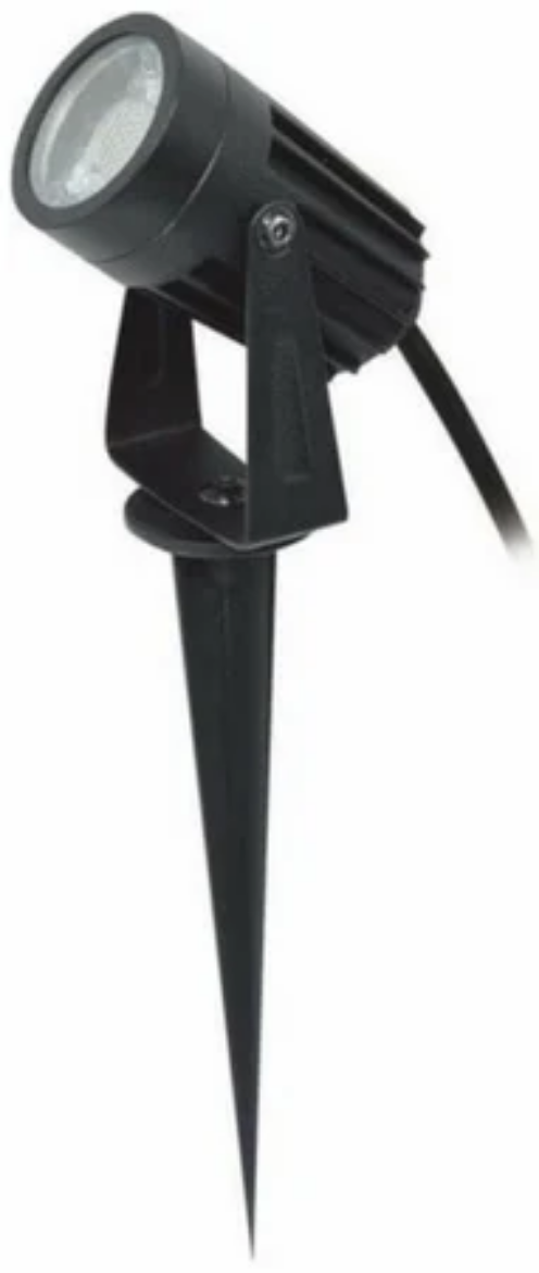 Picture of SPIKE LIGHT AZOOGI BLACK 12-24VAC/24VDC LED 3W WARM WHITE C/W 1M CABLE