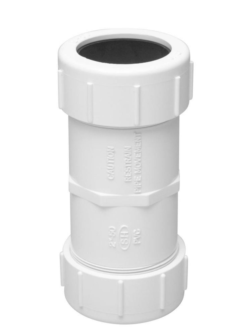 Picture of COMPRESSION COUPLING PVC #30 100MM